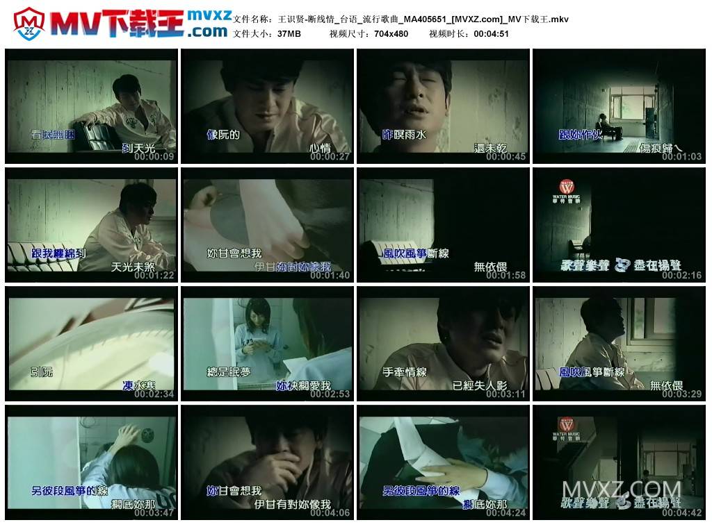 王识贤-断线情_台语_流行歌曲_MA405651